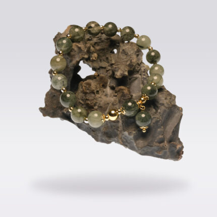 Green Rutilated Quartz Bracelet