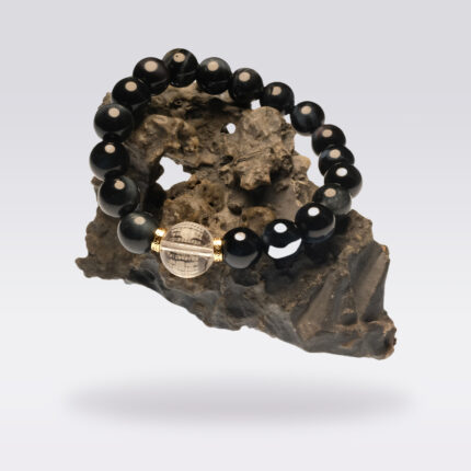 Blue Tiger's Eye with Mantra Beads Bracelet
